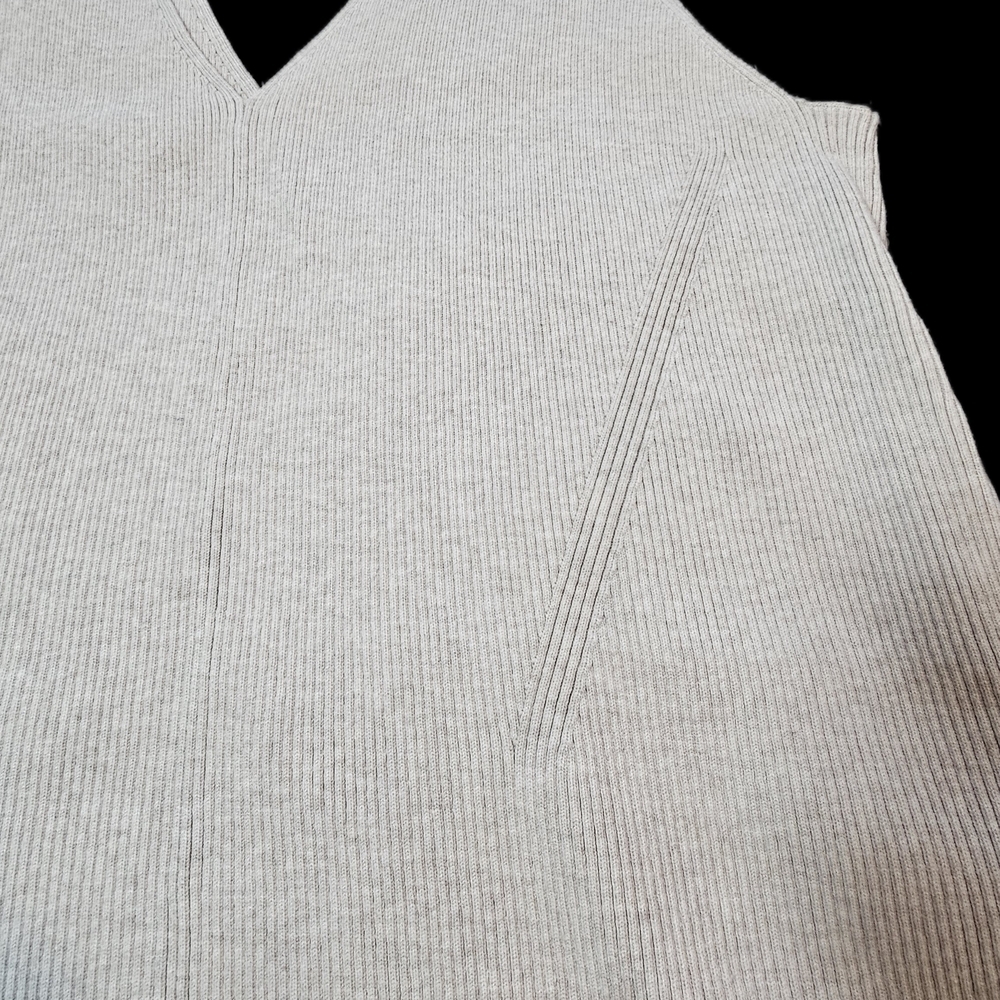 Banana Republic Beige Ribbed Knit Dress Size XXL - Picture 4 of 8